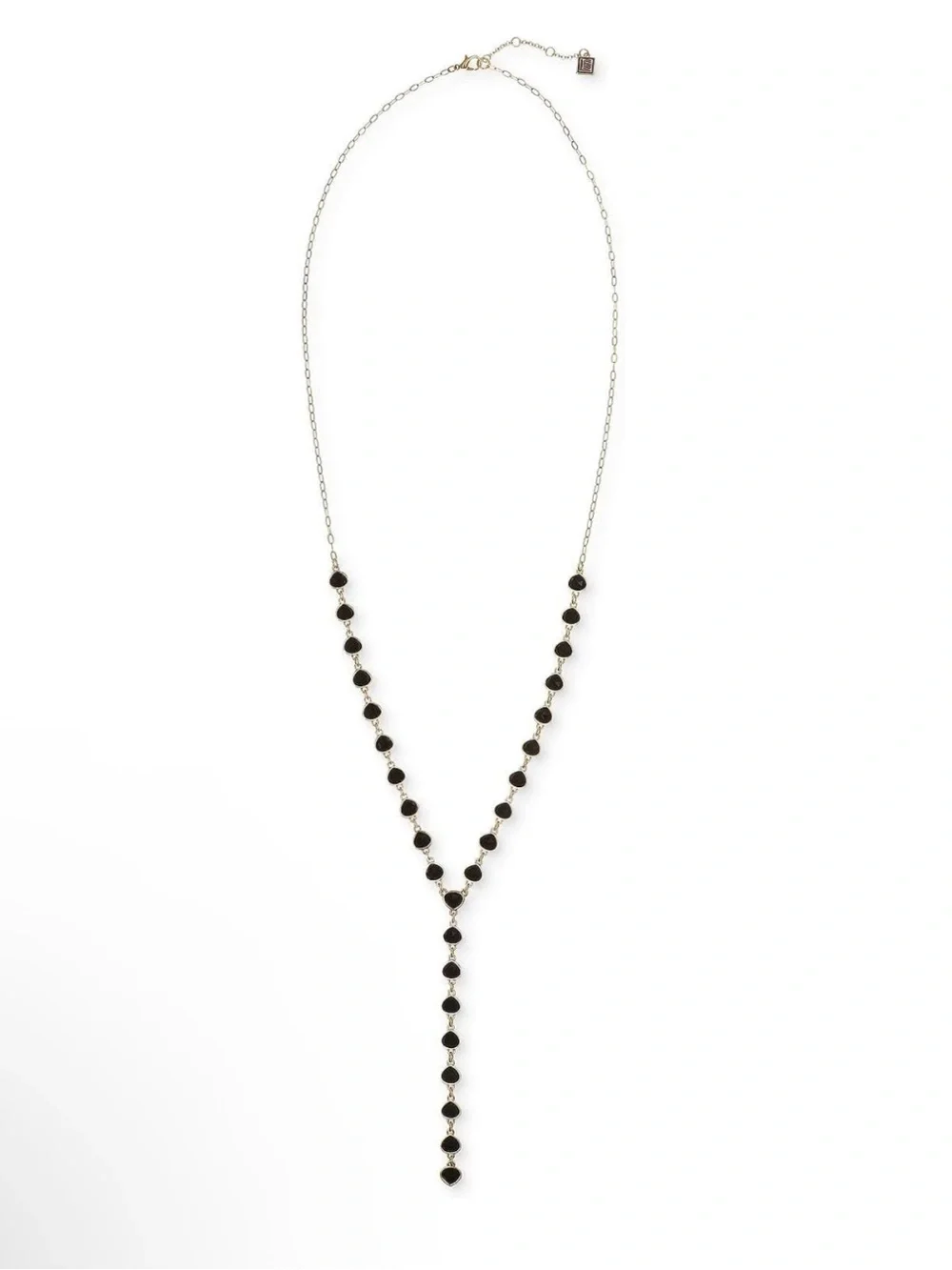 Laundry By Shelli Segal Gold Necklace with Black Bead Lariat